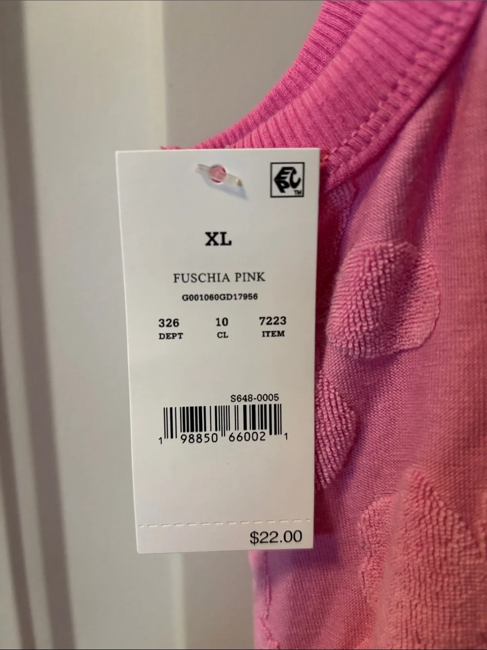 Disney Pink Sleeveless Terry Dress with Embroidered Character
